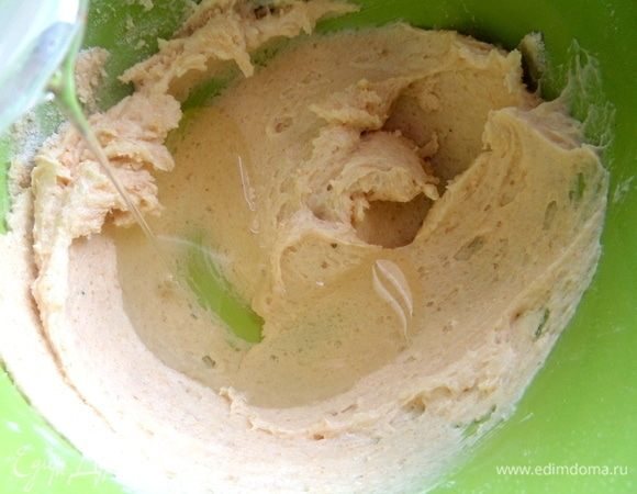 Но я решила половину сливочного масла заменить растительным.