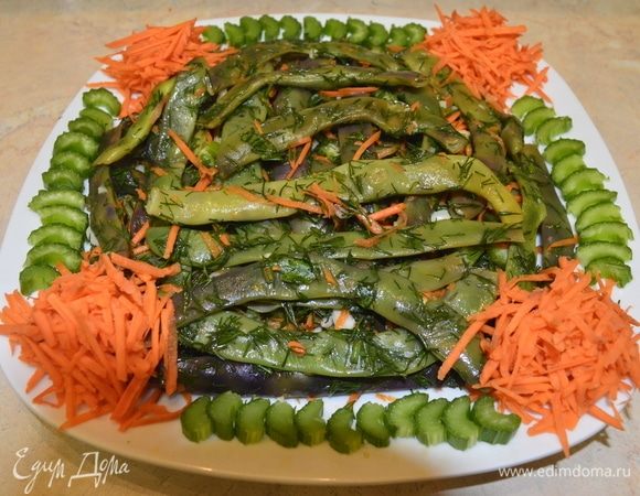 Через 1 час наша закуска готова. Можно подавать к столу. Быстро, вкусно и полезно. Хранится закуска в холодильнике в закрытой емкости. Приятного аппетита!