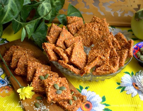 Эти хлебцы отлично подходят для перекуса.