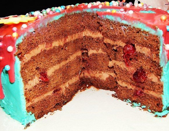 Тортик в разрезе. Приятного аппетита!