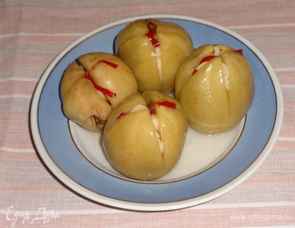 Вот так выглядят готовые помидоры.