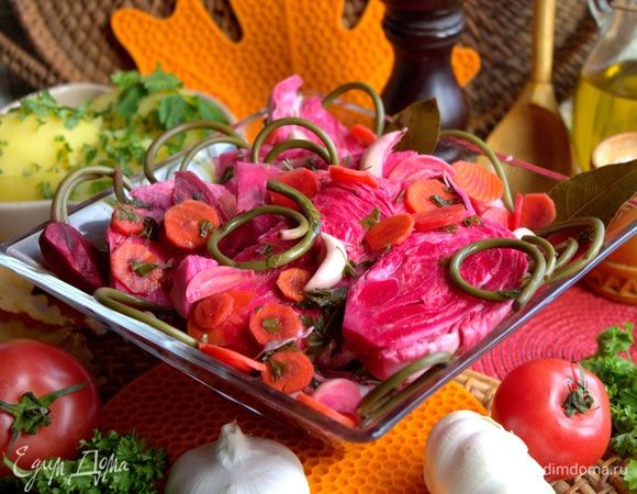 По желанию часть можно порубить в салат и заправить растительным маслом.