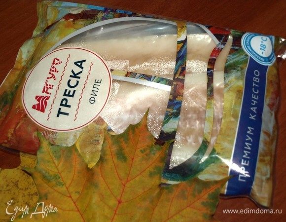 Филе трески ТМ «Магуро» заранее разморозить, как указано на упаковке производителя.