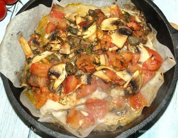 Достаем готовое блюдо.