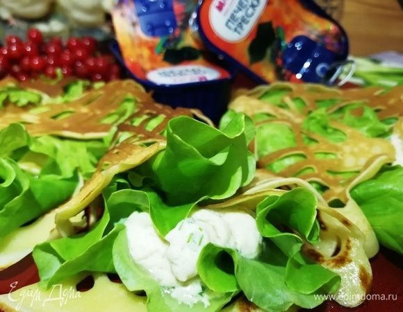 И угощаемся вкусными нежными блинчиками.