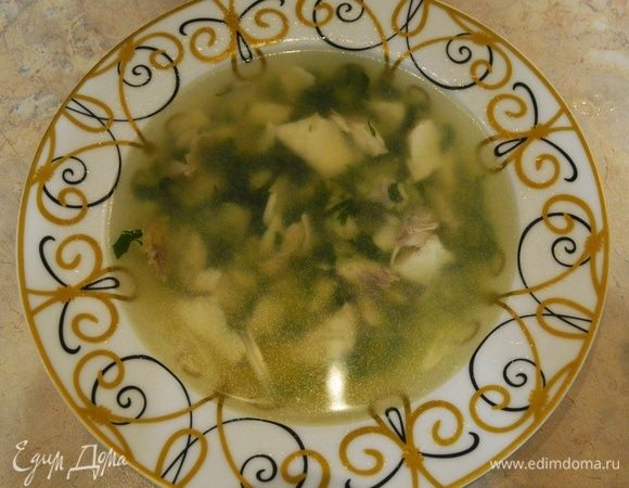 Уха с пшеном готова. Теплой осени и Приятного аппетита!