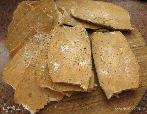 Солим, перчим.