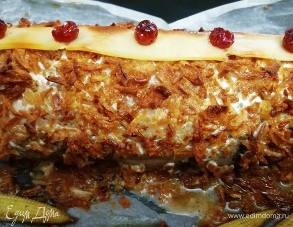 Пока рулет запекался, запах стоял невероятный...