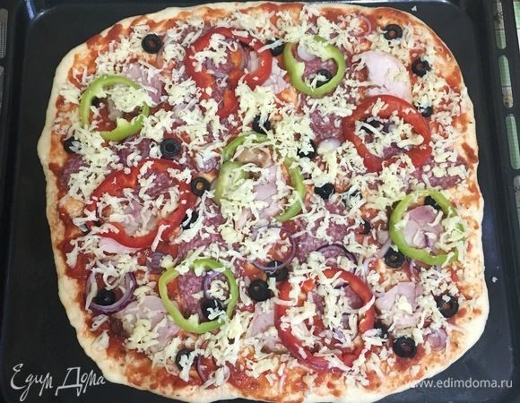 И посыпать сыром.