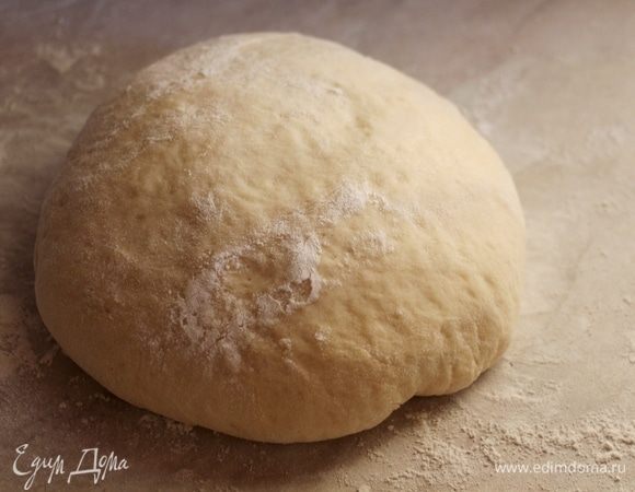 Все ингредиенты для теста выложить в хлебопечку и оставить подходить на 1,5 часа.