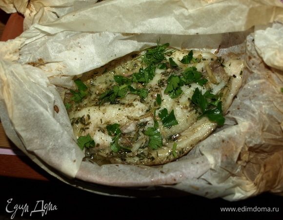 Посыпаем рубленой петрушкой и даем постоять несколько мнут.