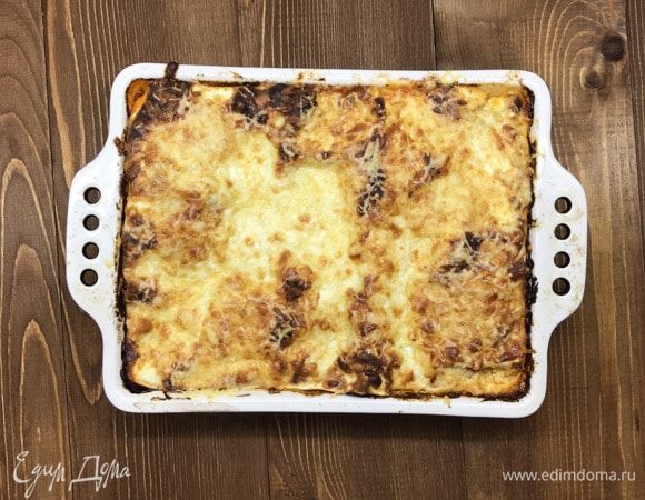 Наша диетическая лазанья готова!