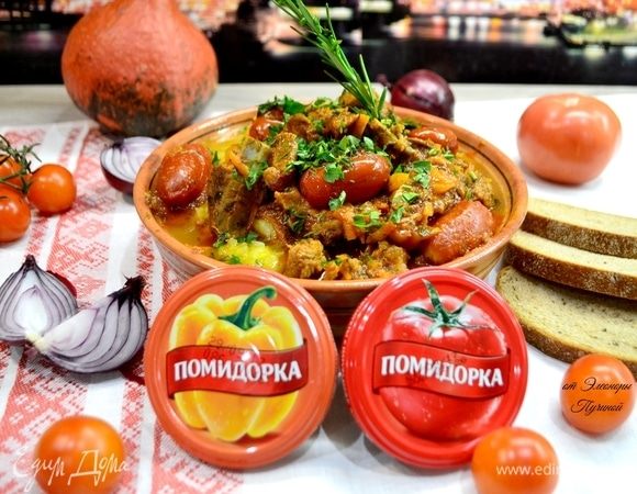 Не забывайте к мясу подать и свежие овощи!