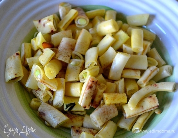 Стручковую фасоль.