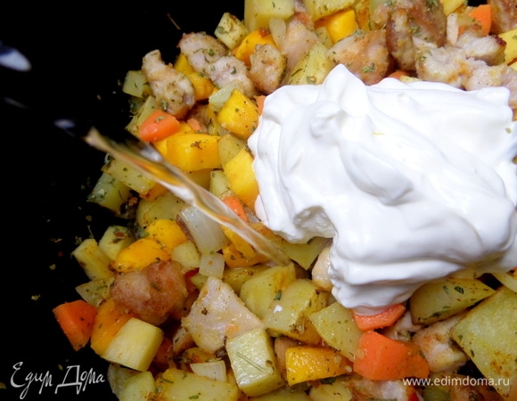 Или влить воду отдельно.