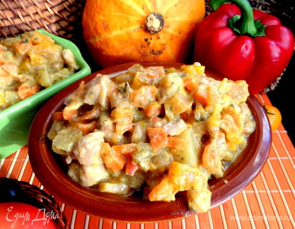 Подаем как самостоятельное блюдо. Можно посыпать зеленью.