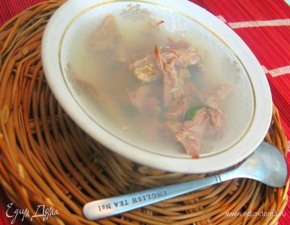 Важно приправу и соль добавлять в самом конце в горячий бульон. Приятного аппетита!