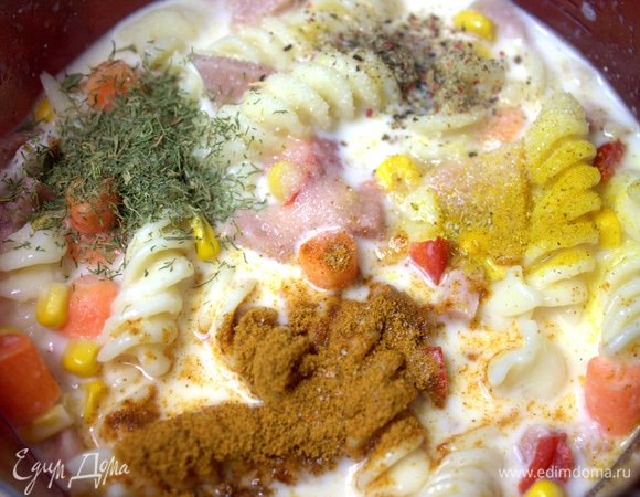 Всыпать специи.