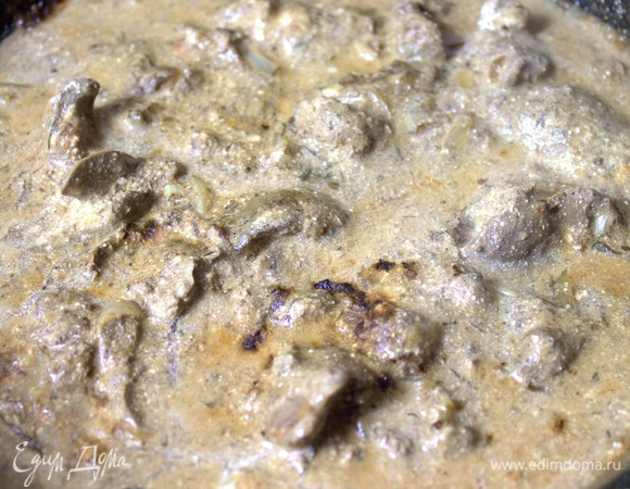 Можно в процессе не перемешивать, и так все приготовится.