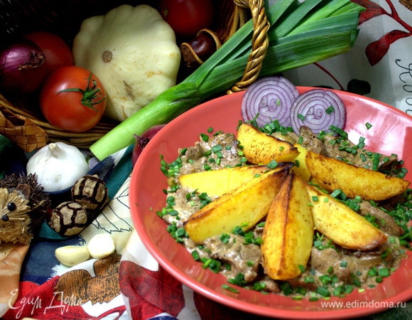 Предлагаем при подаче свежие овощи.