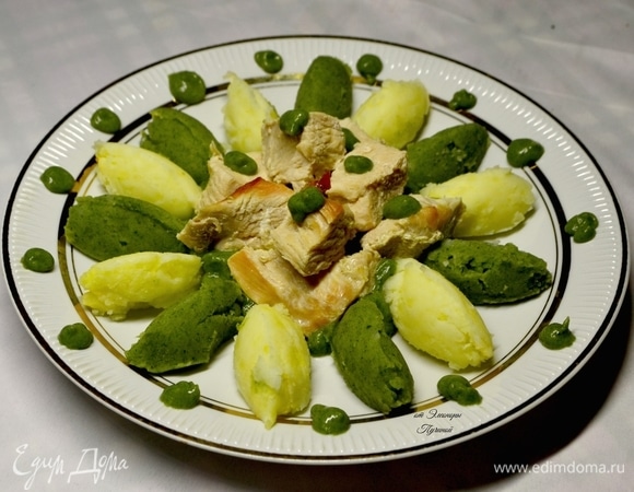 Прекрасный полезный обед готов! Спасибо ТМ «Планета витаминов» за такой прекрасный шпинат! Все витаминчики сохранены!