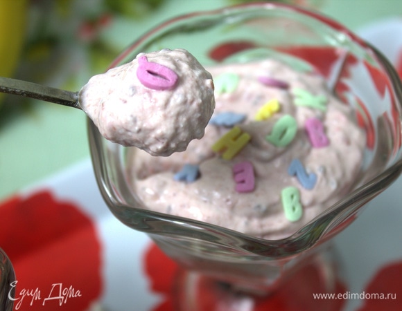 Вот такой крем-десерт получается.