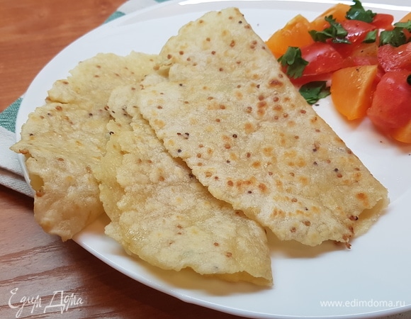 Вот и все, готово! Очень быстро и очень вкусно. Угощайтесь.