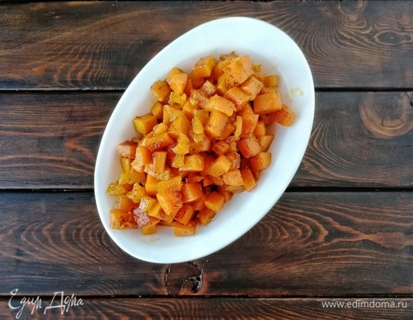 В итоге у нас должна получиться вот такая яркая, безумно ароматная тыква, которая прекрасно сохраняет форму!