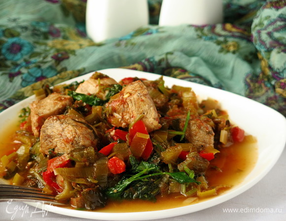 Посыпаем зеленью перед подачей. Приятного аппетита!