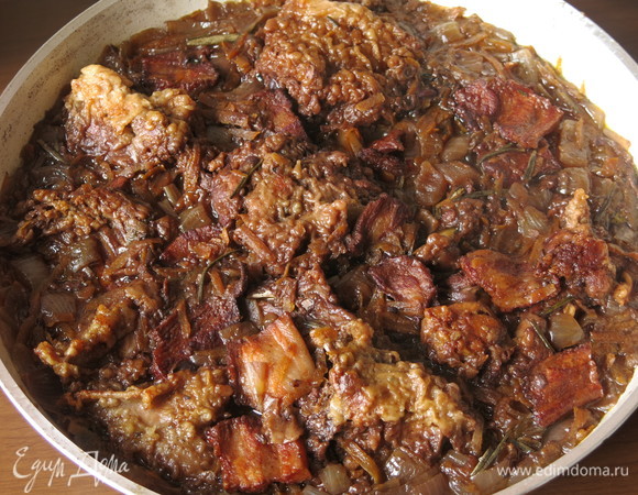 Получается насыщенное блюдо.