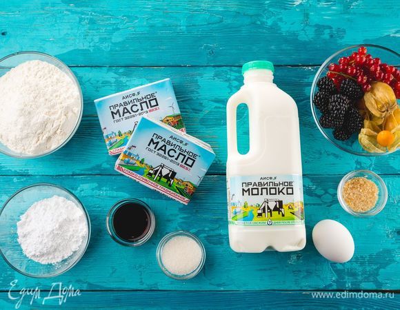 Для приготовления десерта нам понадобятся следующие ингредиенты.