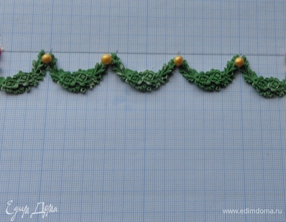 Рассчитать расположение декора.