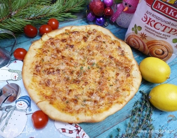 Хрустящая, сочная, очень вкусная пицца по рецепту Вальтера Биноффи готова. Стоит ли говорить, что мы ее съели тут же?!