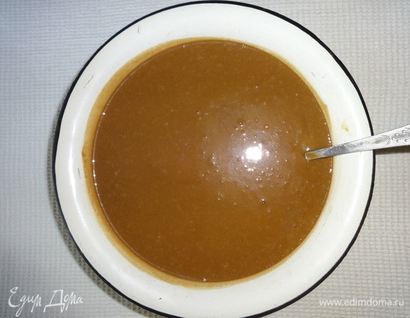 Перемешать тесто до однородности.