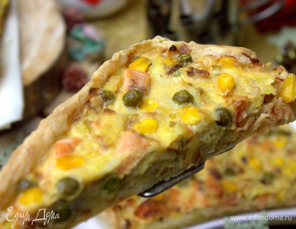 Галета на тоненьком тесте очень вкусная получилась.