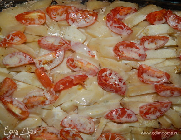 Через час снимаем фольгу и запекаем еще 30 минут.