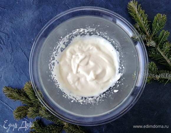 Получается вот такая пышная и воздушная масса.