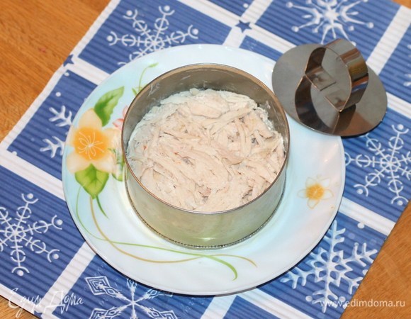 Курица + сметанная смесь.