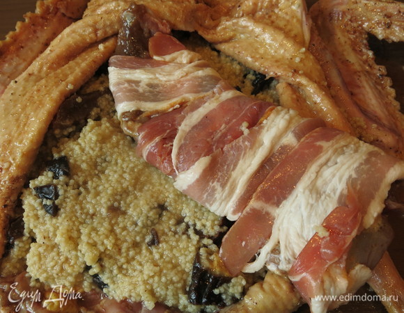 Грудки заворачиваем в бекон.