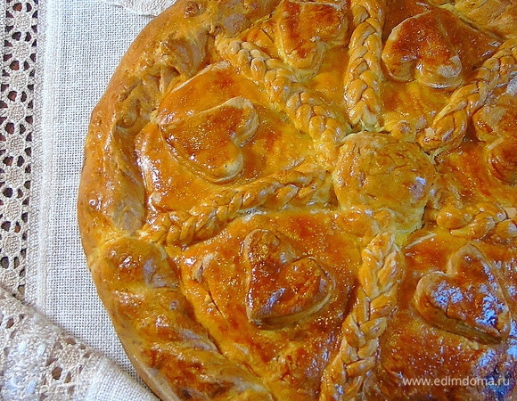 Даем немного остыть и разрезаем.