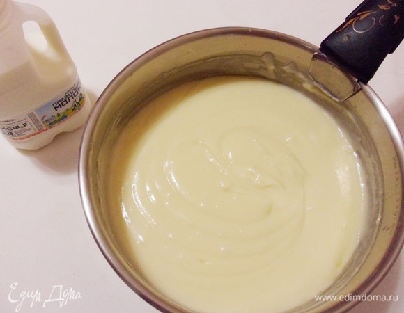 Заварной крем готов.