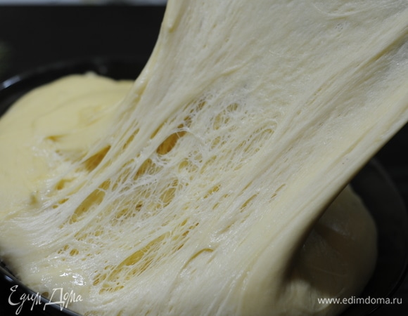 Что произошло через 90 минут — тончайшие паутинки глютеновых нитей.