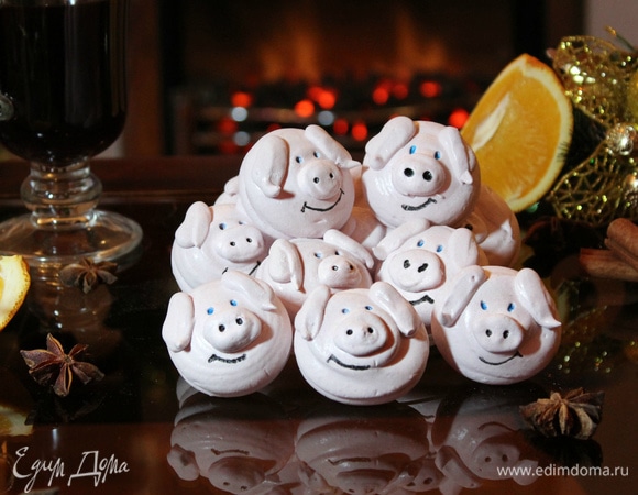 Глазки и ротики нарисовать пищевыми фломастерами. Вот такие голубоглазые очаровашки получились)