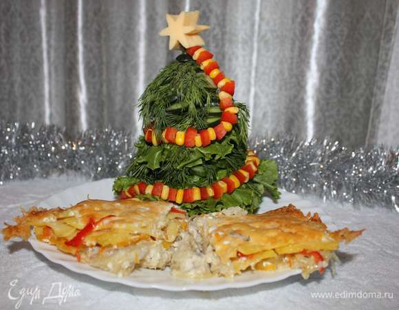 Блюдо подавать к столу горячим.