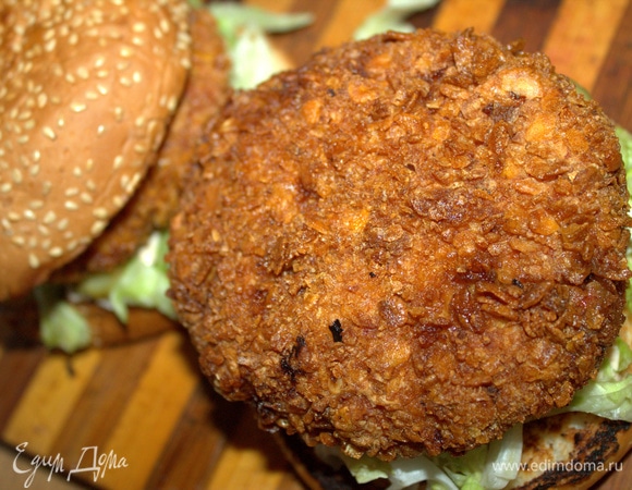 Прикрыть котлетой.