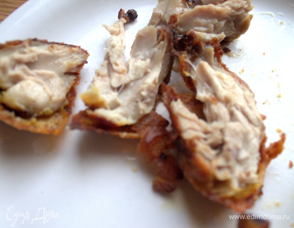 Под кляром вот такая получается курочка.