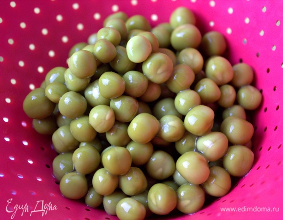 Горошек процедить.
