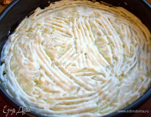 Немного майонеза.
