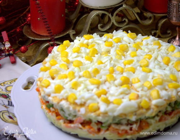 Салатик нежный и вкусный!