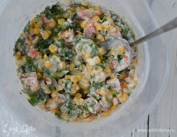 Хорошо перемешать все ингредиенты.